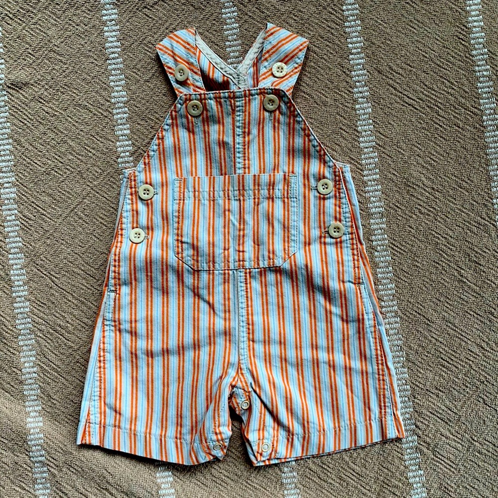 Petit Bateau overalls(shorts) // size 3 mos